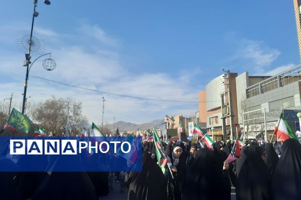 راهپیمایی و همبستگی مردم شهرستان پردیس در محکومیت اقدامات تروریستی