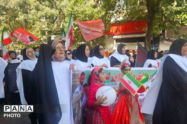 راهپیمایی جان‌فدایان ایران در شیراز - 2