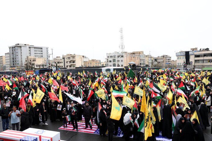 راهپیمایی روز قدس؛ تهران یک‌صدا علیه آمریکا و اسرائیل پس از ۴۷ سال