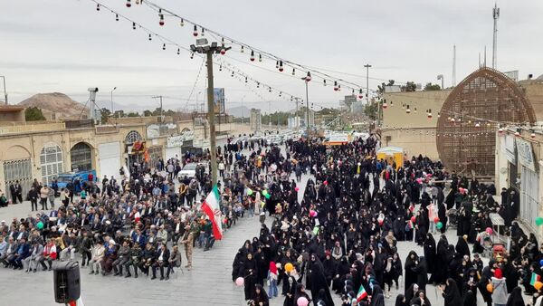 جشن بهار انقلاب در راهپیمایی ۲۲ بهمن در تفت