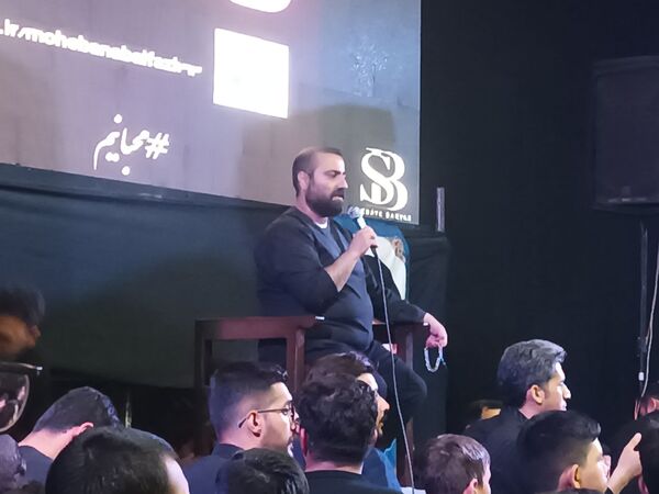 مراسم شب عاشورا در هیئت محبان ابوالفضل نیشابور 