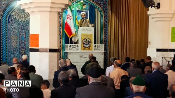 نخستین نماز جمعه ماه مبارک رمضان در شهرستان خلیل‌آباد 