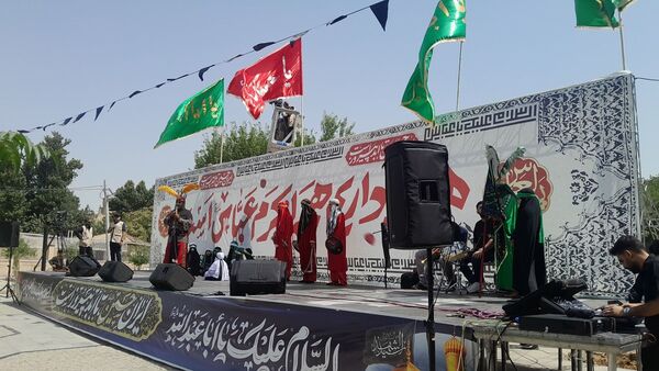 برگزاری تجمع یوم العباس در امامزاده حسن کرج