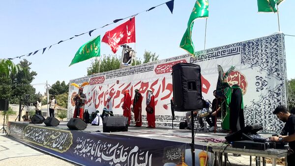 برگزاری تجمع یوم العباس در امامزاده حسن کرج