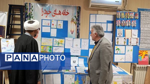 افتتاح نمایشگاه هنری دانش‌آموزی در دبستان دوره دوم سلیمانی