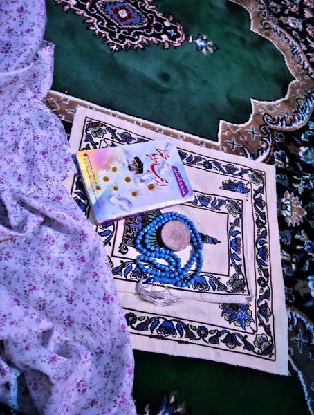 مراسم اعتکاف دانش آموزی آموزشگاه مریم سنگان شهرستان رشتخوار