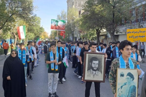 حضور اعضای سازمان دانش‌آموزی در رزمایش عظیم«جان‌فدایان» 