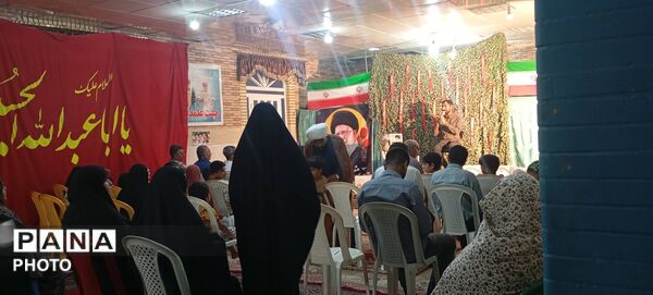 مراسم یادبود شهدای دفاع مقدس در محله طلابند