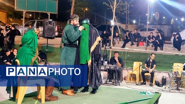 تعزیه خوانی در شهرک شهید بهشتی منطقه ۱۴ تهران در شب‌های محرم