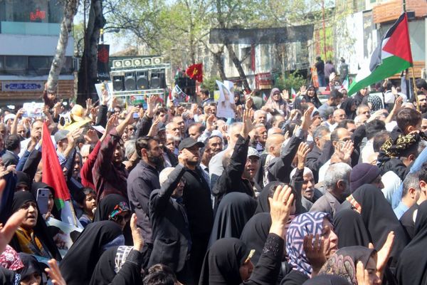 راهپیمایی روز جهانی قدس در مرکز استان مازندران