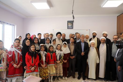 هفدهمین مدرسه خیرساز آیت‌الله نورمفیدی در فاضل‌آباد افتتاح شد