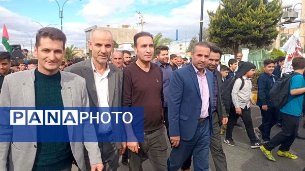 راهپیمایی روز 13 آبان در طارم