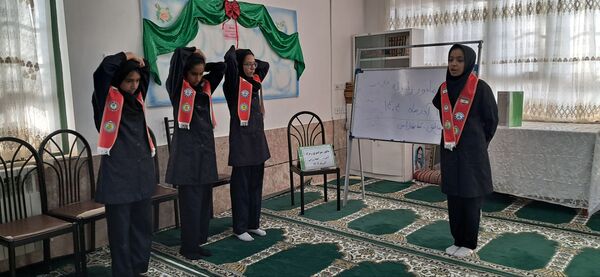 مانور زلزله در مدرسه شهید رزمی خلیل آباد