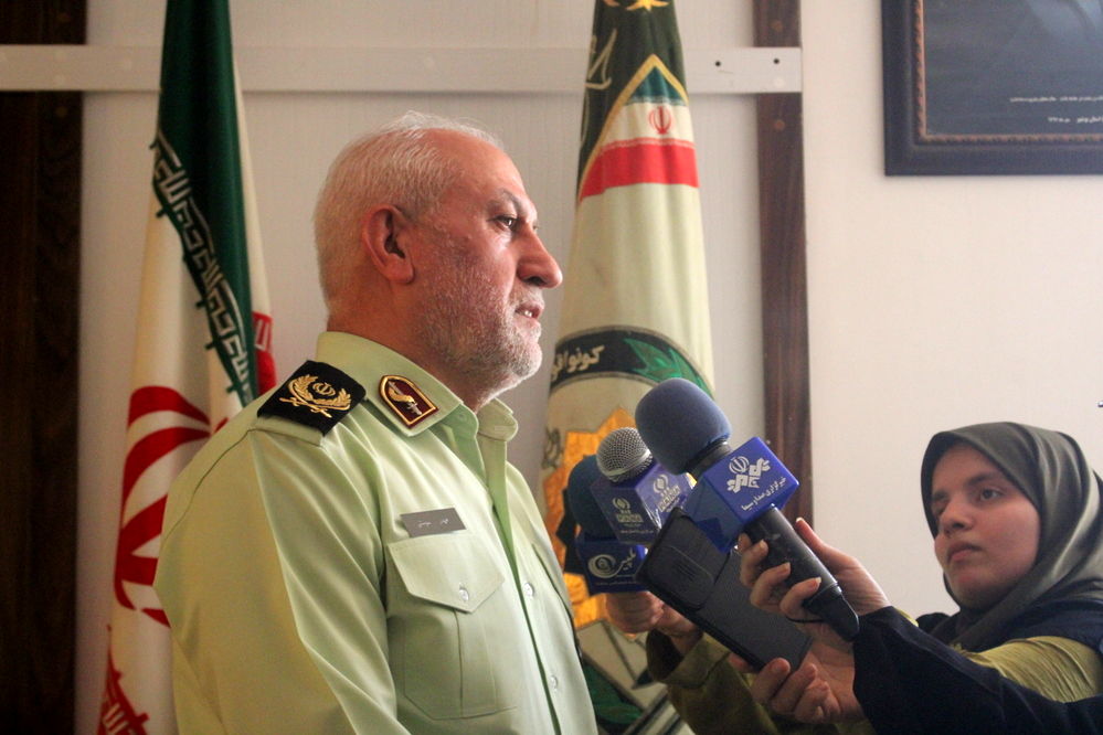 نشست خبری فرمانده انتظامی استان بوشهر با اصحاب رسانه 