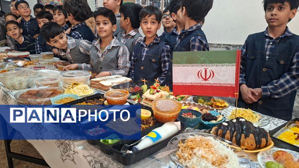 جشنواره غذای سالم در دبستان پسرانه فرهنگیان ۱