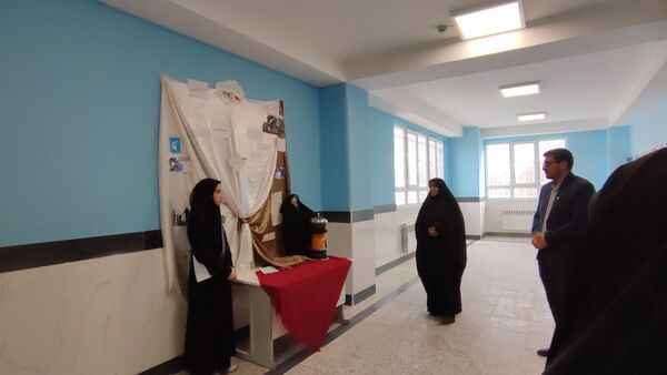 افتتاحیه نمایشگاه مدرسه انقلاب  در سملقان