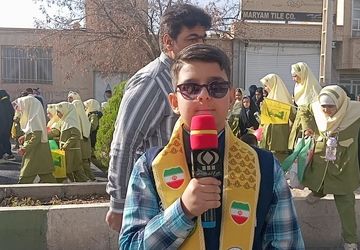 راهپیمایی مردم جعفرآباد در روز ملی مبارزه با استکبار جهانی