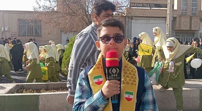 راهپیمایی مردم جعفرآباد در روز ملی مبارزه با استکبار جهانی