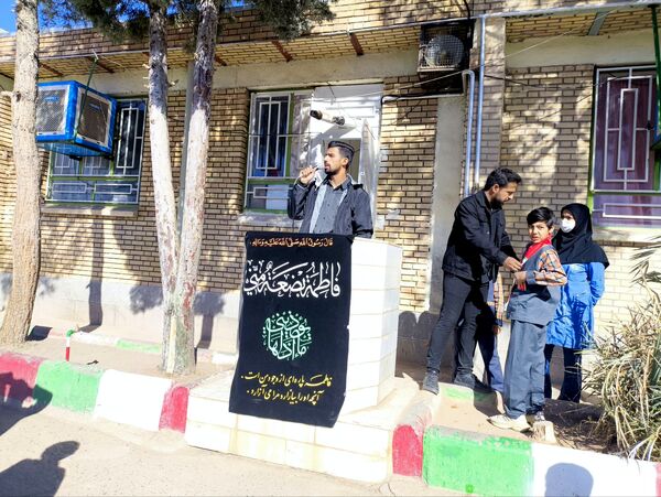  سوگواری شهادت حضرت زهرا (س) در دبستان شهید پسندیده فدافن