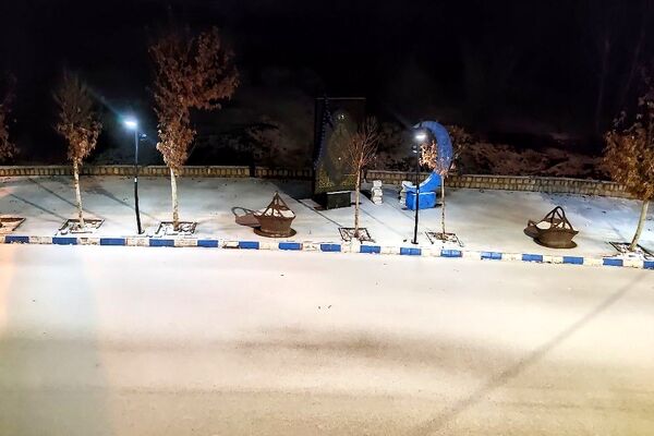 جلوه زمستانی طبیعت شهر بار نیشابور 
