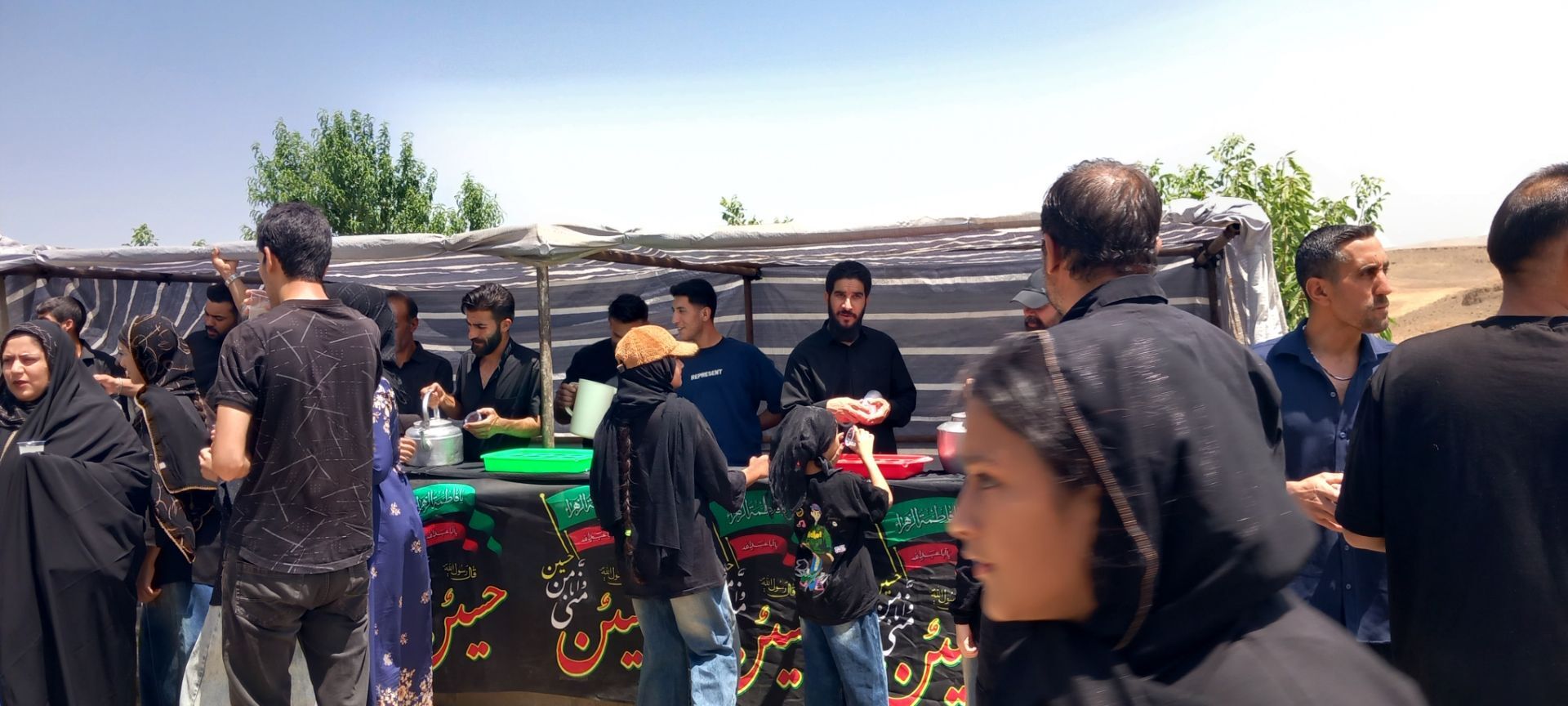 عزاداری اربعین در روستای درویشان