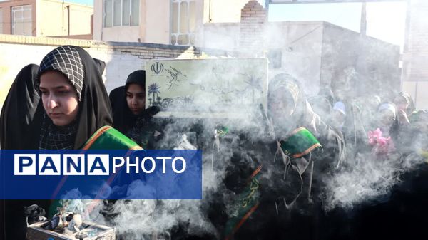 میزبانی باشکوه مدارس شهرستان میبد از شهید زهرایی تبار