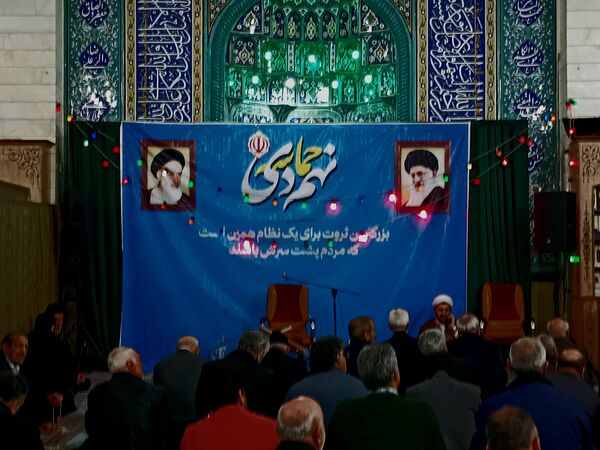 حماسه ۹ دی در مسجد حضرت قائم اسلامشهر 