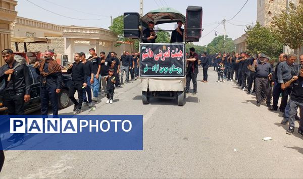 عزاداری در روستای مومن آباد قم