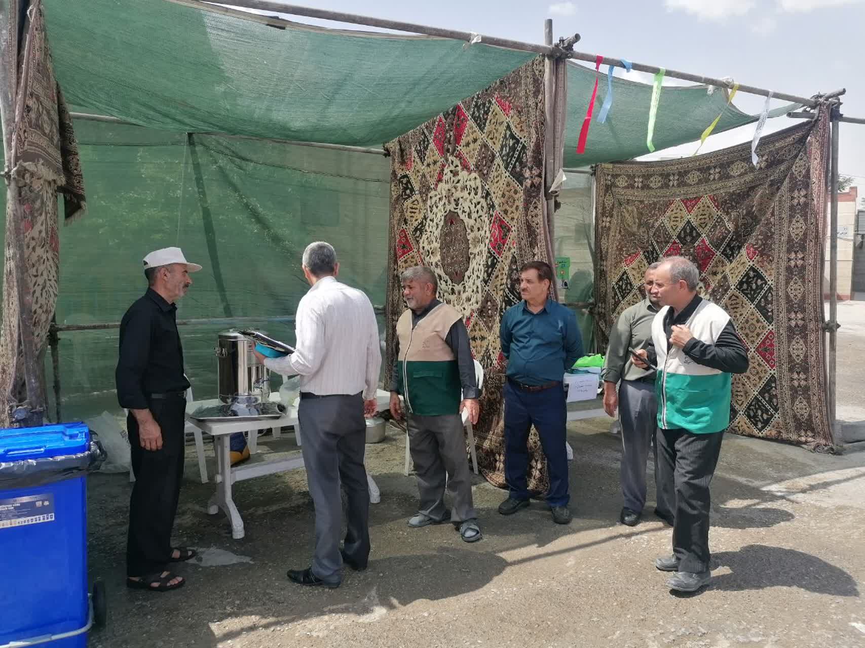 برپایی موکب عاشورایی اربعین حسینی در شیروان
