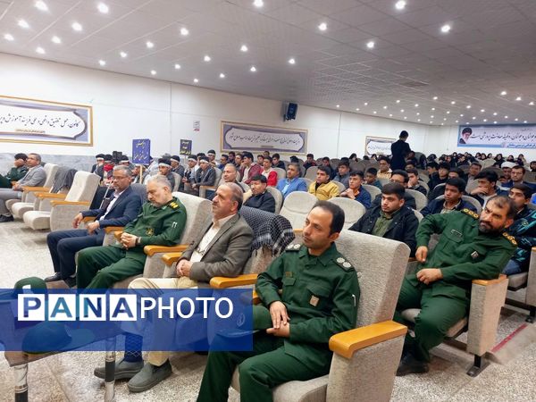 مراسم یادواره شهدای دانش‌آموز و معلم در شهرستان خلیل آباد