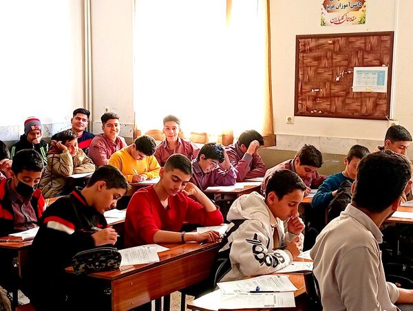 آزمون سنجش در مدارس کاشمر