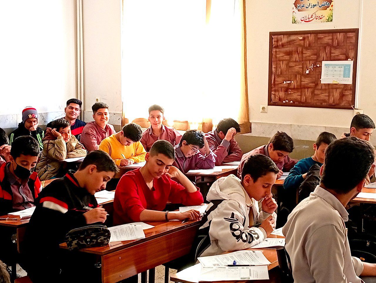 آزمون سنجش در مدارس کاشمر