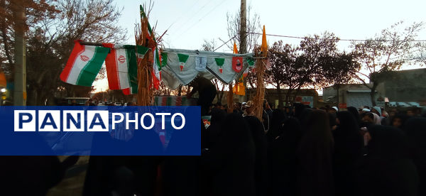 مراسم استقبال از شهید گمنام در غلامان