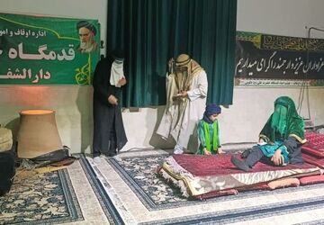 تعزیه «رستگاری در محراب» در قدمگاه امیرالمومنین گناباد 