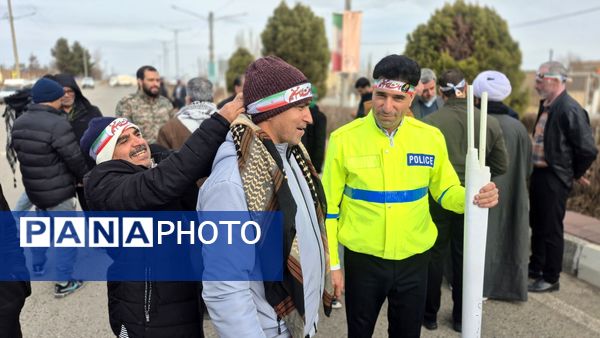 حضور پرشور مردم روستای اسد آباد در راهپیمایی ۲۲ بهمن