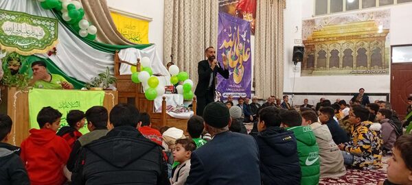 جشن باشکوه ولادت امام علی (ع) در روستای نقاب خلیل آباد