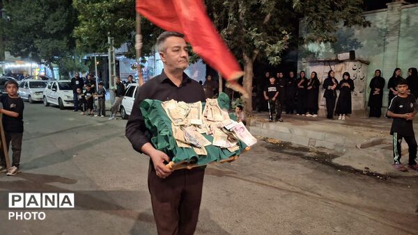 مراسم عزاداری شب عاشورا در هیئت جوانان حضرت ابوالفضل(ع) نظرآباد