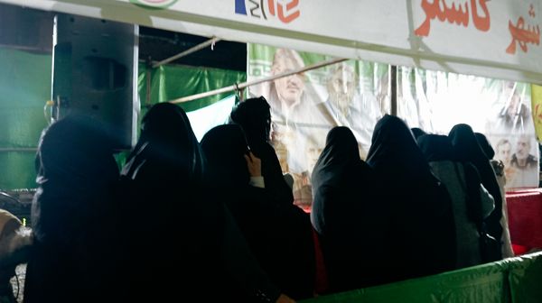 موکب های پذیرایی در جشن خیابانی مهر علوی کاشمر