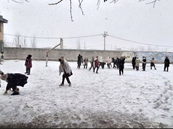 برف زمستانی، مهمان شهرستان کیار