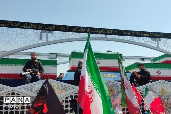تهران از لنز دوربین خبرنگاران پانا شهرستان قدس در سوگ رهبر شهید انقلاب