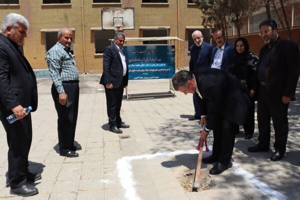 کلنگ زنی هنرستان شهید رضا صفار هرندی 