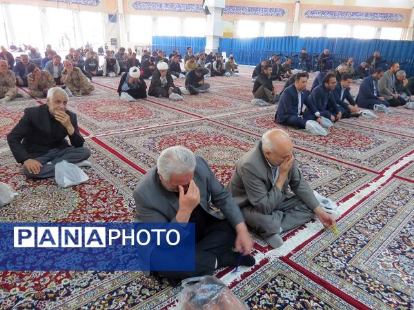 آیین یادبود شهیدان خدمت در مصلای امام خمینی(ره)  شهرستان بجنورد