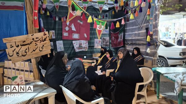 از کلاس درس تا خدمت؛ موکب بسیج و دانش‌آموزی پیشگامان جهاد تبیین و خدمت