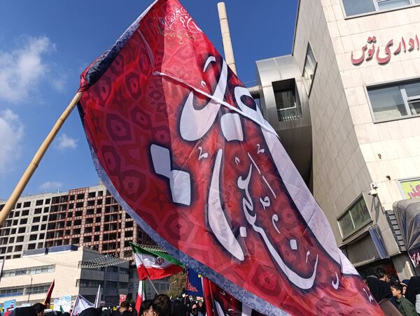 راهپیمایی 13 ابان در عرصه میدان شهدا مشهد مقدس 
