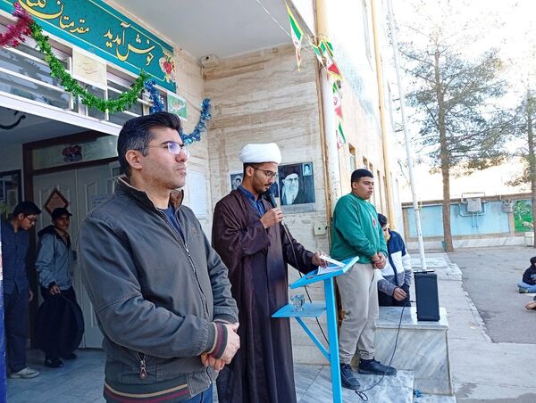 مراسم میلاد حضرت ابوالفضل(ع) در دبیرستان میثاق