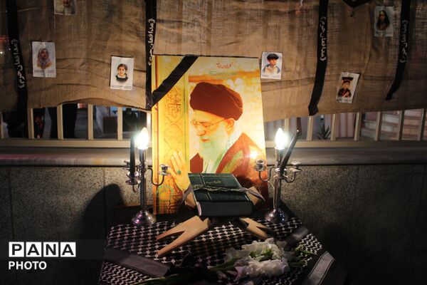حرکت دسته عزاداری در شهرستان نیشابور