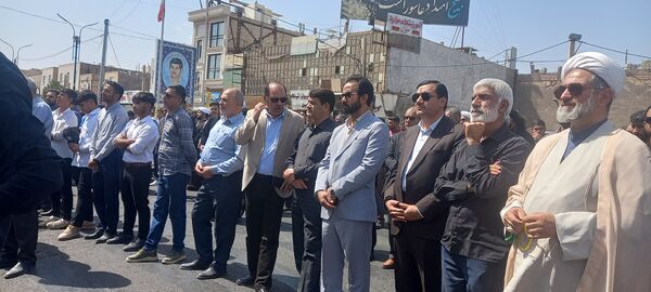 گرامیداشت شهادت سید‌حسن‌نصرالله در شهرستان بم 