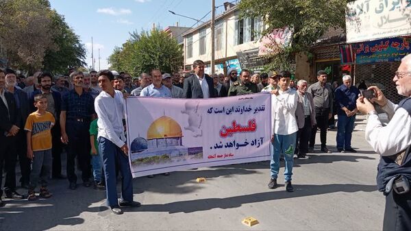 راهپیمایی مردم خراسان شمالی علیه جنایات رژیم صهیونسیتی 