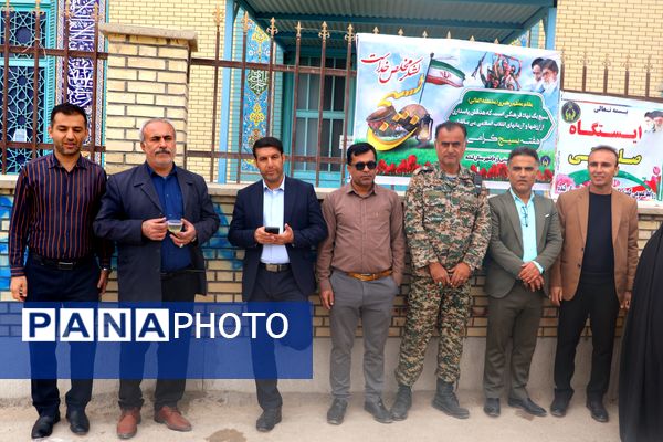 اجتماع همایش «شکوه اقتدار» بسیجیان در لنده