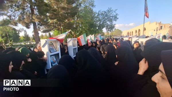 گرامیداشت چهلمین روز شهادت پاسدار محمد صادق نظافتی در کاشمر